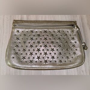 Jimmy choo star studded clutch
